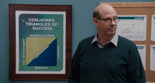 Stephen Tobolowsky expalining the cojoined triangles